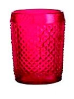 Pack c 4 Copos Baixos Vermelho