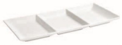 Bandeja com  3 compartimentos 32x15x2cm