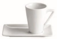 chávena café com prato 6cl - ø5x6,5cm - 12,5x8x1cm