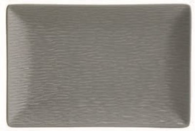 bandeja st 30x20x2,5cm cinza