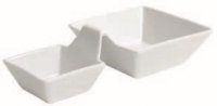 taça dupla 23,5x12,5x5cm