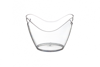 BALDE GELO GONDOLA PS TRANSP.26.6x20x19.7CM