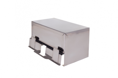 DISPENSADOR PALHINHAS INOX 25x15x15CM