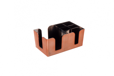 ORGANIZER BALCAO ABS COR COBRE 24X14.7X10.5CM