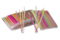 PALHINHAS FLEX. NEON EMB.INDIV.0.5X24CM SACO 1000