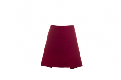 AVENTAL CINTURA C BOLSO BORDEAUX 90X45CM