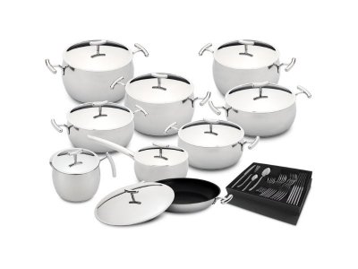 conjunto 9 peças + faqueiro