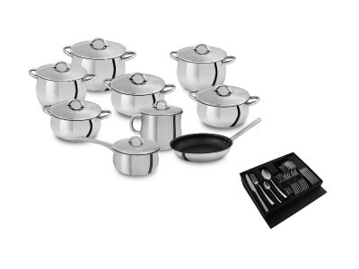 conjunto 9 pelas + faqueiro